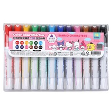 산리오 케릭터즈 보드마카 12색 세트, 혼합색상, 1세트 문구/오피스/필기류 반품 최저가 5,830원