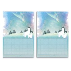 마음더하기 원고지 세로형 메모지 2p 세트, 북극곰의 여행, 1세트 문구/오피스/노트/메모지 반품 최저가 2,750원