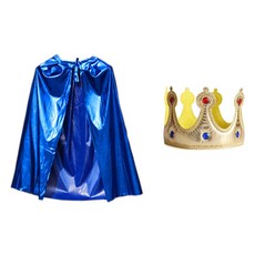 마켓감성 왕관 망토 세트 타입4, 블루, 1세트 완구/취미/역할놀이 반품 최저가 7,320원