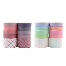 인디케이 스위트 드림 꿈처럼 1cm x 2m + 마카롱 마스킹 테이프 세트 2.5cm x 2m, 혼합색상, 1세트 생활용품/생활잡화 반품 최저가 5,250원