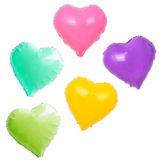 파티쇼 파스텔 하트 풍선 5종 세트, 민트, 핑크, 옐로우, 라임, 라벤다, 1세트 문구/오피스/파티/이벤트 반품 최저가 5,170원