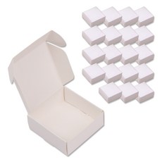 아이엔피 24 일체형 조립 미니박스 7호 75 x 75 x 30 mm, 화이트, 20개 문구/오피스/데코/포장용품 반품 최저가 5,950원