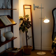 헤이루미 모던 더블 헤드 인테리어 LED 조명 장스탠드, 크림버터 홈인테리어/조명/스탠드 반품 최저가 62,530원