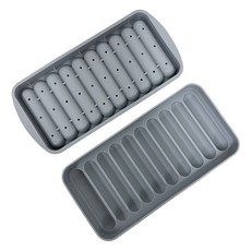 실리콘 얼음틀 아이스몰드 원형 스틱 10구, 그레이, 1개 주방용품/특수저장용기 반품 최저가 9,030원