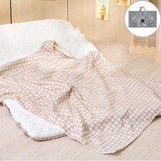 베베누보 DIY 모달 + 듀라론 낮잠이불 블랭킷 에어메시패드 속베개 부직포가방 풀세트 분리형, 카라멜체크 홈인테리어/FW 침구샵 반품 최저가 104,550원