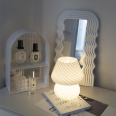 헤이루미 LED 테이블 인테리어 소품 머쉬룸 램프 무드등, 화이트 출산/유아동/수유용품 반품 최저가 14,580원