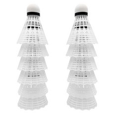 마샤투 배드민턴 셔틀콕, 화이트, 12개, 1개입 문구/오피스/학용품/수업준비 반품 최저가 3,650원