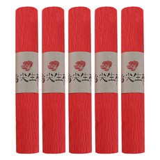 마다꾸미 컬러 주름지 25 x 250 cm, 빨간색, 5개 문구/오피스/데코/포장용품 반품 최저가 7,500원