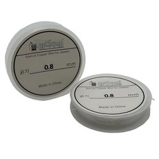 마다꾸미 비즈 공예 DIY 만들기 재료 우레탄줄 0.8mm, 투명, 2개 완구/취미/STEAM완구 반품 최저가 4,900원