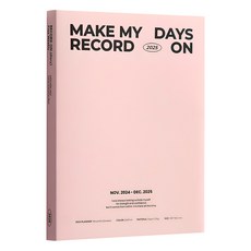 아이코닉 2025 레코드온 프리위클리 스케줄러 다이어리, 03Pink, 1개 문구/오피스/다이어리/플래너 반품 최저가 4,230원