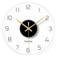 피어니스트 투명 인테리어 벽시계, 블랙 홈인테리어/싱글하우스 반품 최저가 18,490원