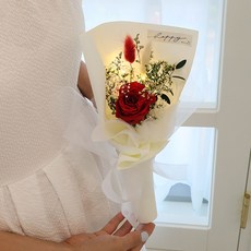 모리앤 생화 사랑하는 그대에게 프리저브드 조명 꽃다발 + 기프트박스 세트, 파이어레드, 1세트 홈인테리어/홈데코/디퓨저 반품 최저가 11,760원