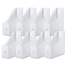 마다꾸미 플라스틱 파일 책 꽂이, 10 화이트 곡선, 8개 문구/오피스/사무용품 전문관 반품 최저가 26,390원