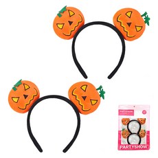 파티쇼 할로윈 호박 머리띠 대형, A타입, 2개 완구/취미/역할놀이 반품 최저가 5,810원