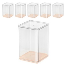 KCE 작은 사이즈 개별 보관용 피규어 보관함 베이직 핑크, 6개 완구/취미/프라모델 반품 최저가 10,760원