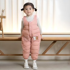 리틀래빗 아동용 C 짝꿍 멜빵 패딩 팬츠 출산/유아동/유아동패션 반품 최저가 7,440원