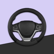 나만의차 차량용 프리미엄 퀄팅 핸들커버, 블랙 자동차용품/인테리어 반품 최저가 16,230원