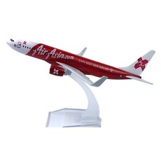 모형비행기 항공기 다이캐스트 합금 완제품 16cm 145 에어아시아레드X B737, 혼합색상, 1개 완구/취미/수집품 반품 최저가 9,020원