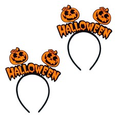 파티쇼 할로윈 로고 호박 머리띠, 랜덤발송, 2개 문구/오피스/파티/이벤트 반품 최저가 3,500원