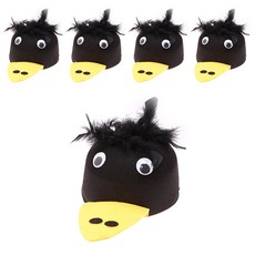 파티공구 부직포 동물모자, 까마귀, 5개 문구/오피스/파티/이벤트 반품 최저가 11,120원