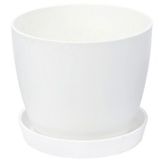플라팜 분갈이형 원형화분, 화이트, 1개 홈인테리어/원예/가드닝 반품 최저가 4,740원