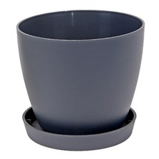 플라팜 화담 원형 저면관수화분, 다크그레이, 1개 홈인테리어/원예/가드닝 반품 최저가 4,870원