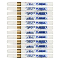 문화연필 세필 페인트마카 금색 3mm, 12개, 1색 문구/오피스/학용품/수업준비 반품 최저가 5,830원