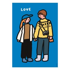 제로퍼제로 커플4 러브 A3 포스터, 프레임없음 홈인테리어/그림/사진 반품 최저가 8,550원