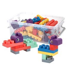 캐스비 튼튼 베베말랑 빌딩 블럭 100p 세트, 혼합색상, 1개 완구/취미/블록놀이 반품 최저가 39,520원