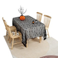 마켓감성 블랙 레이스 할로윈 식탁보 작은박쥐, 1개, 1개입 주방용품/일회용품/종이컵 반품 최저가 8,730원