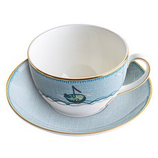 웨지우드 킷 켐프 세일러스 페어웰 티컵 180ml 15cm + 소서 세트, 혼합색상, 1세트 주방용품/커피잔/찻잔 반품 최저가 87,000원