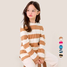 유니프랜드 아동용 와이드 스트라이프 면 티셔츠 출산/유아동/유아동패션 반품 최저가 7,420원