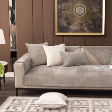 러빙랩 벨루즈 극세사 모던 쇼파패드 2인용 홈인테리어/소파패드/커버 반품 최저가 20,630원