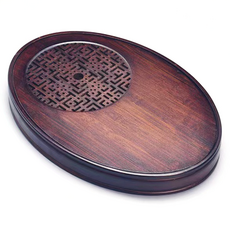 다도 티 타원형 트레이 소형, 대나무, 1개 주방용품/티용품 반품 최저가 26,780원