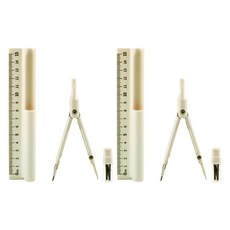 마켓감성 콤파스 자 세트 베이지, 2세트 문구/오피스/학용품/수업준비 반품 최저가 5,070원