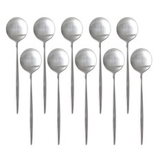 부엌다옴 플리비체 국산 스텐304 티스푼, 실버, 10개 주방용품/숟가락/티스푼 반품 최저가 35,720원