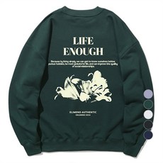 엘리메노 남녀공용 EL 서브아워 기모 맨투맨 티셔츠 ELM0874 패션의류/잡화/남녀 공용 의류 반품 최저가 20,000원