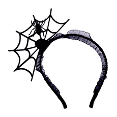 킹스로드 가성비 예쁜 코스튬 머리띠, 블랙 거미줄, 1개 문구/오피스/파티/이벤트 반품 최저가 7,060원