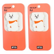 BT21 빅클립 2탄 알제이, 2개, 1개입 문구/오피스/사무용품 전문관 반품 최저가 2,690원