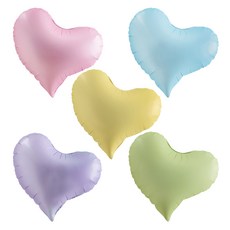 조이파티 은박풍선 삐딱하트 40cm 5종세트, 5종, 1세트 문구/오피스/파티/이벤트 반품 최저가 6,090원