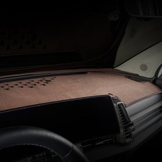 메이튼 슈퍼소프트 벨벳 대쉬보드 커버 논슬립패드, 기아 더올뉴 니로 하이브리드 (22년1월~ / HUD 유), 브라운 undefined/undefined 반품 최저가 25,000원