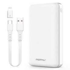 모디스 슬림 듀얼 보조배터리 20000mAh + C타입 케이블 + 8핀 젠더 세트, 화이트, SPE-2PCPPB200A 가전디지털/1인방송 전문관 반품 최저가 11,500원