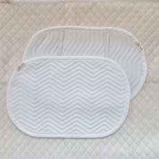 아이레빗 유아 양면 땀패드 아기 배게 고정끈 있음, 듀라론 지그재그 출산/유아동/유아동침구 반품 최저가 9,000원