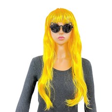 파티공구 롱 파티가발, 옐로우, 1개 완구/취미/파티/마술도구 반품 최저가 5,200원