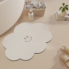 MF스토어 스마일 구름 규조토 발매트, 그레이 생활용품/욕실용품 반품 최저가 5,310원