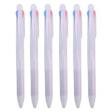 문구담 삼색펜 6p, 검정 + 파랑 + 빨강, 1세트 문구/오피스/필기류 반품 최저가 6,210원