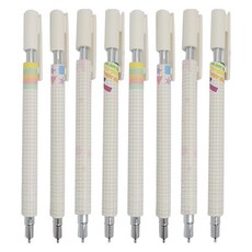 문구담 고급샤프 0.5mm 8p, 화이트, 1세트 문구/오피스/필기류 반품 최저가 10,900원