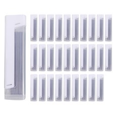 문구담 샤프심 0.5mm, 샤프심 케이스 화이트 + 투명, 50개 문구/오피스/필기류 반품 최저가 9,500원