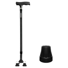 실버케인 높이 조절 클래식 세이프 고정형 지팡이, 블랙, 1개 생활용품/건강/의료용품 반품 최저가 34,950원