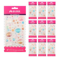 유니아트 비즈스티커 86번, 혼합색상, 10개 문구/오피스/데코/포장용품 반품 최저가 8,370원